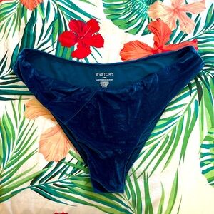 Vetchy bikini bottoms XL blue velvet